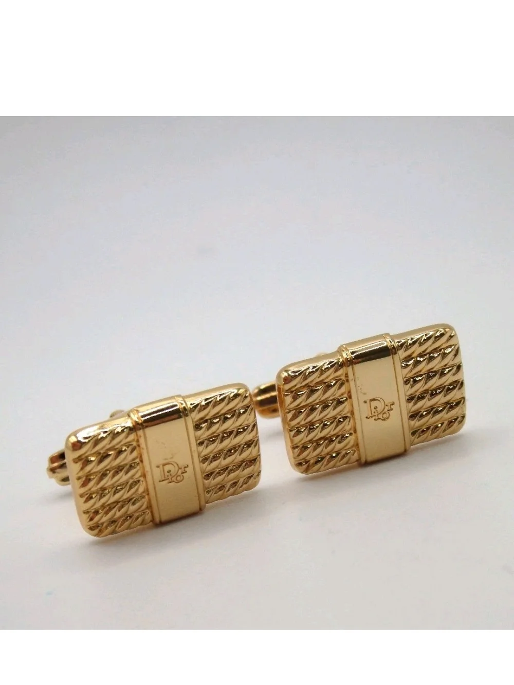 Dior Gold Tie Clip and Cufflinks Set - Monsieur